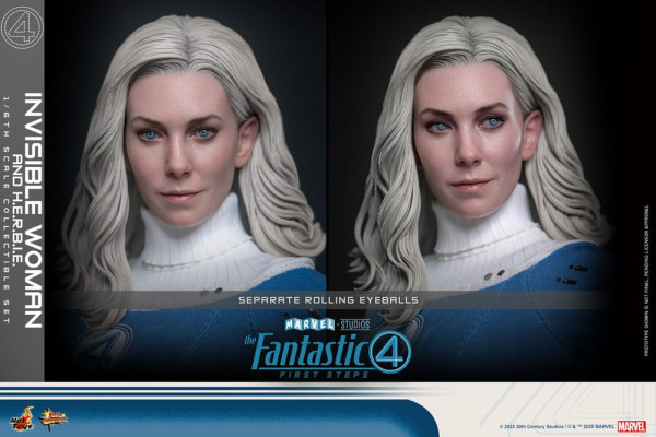 The Fantastic Four: First Steps Movie Masterpiece Action Figure 2-Pack 1/6 Invisible Woman & H.E.R.B 13
