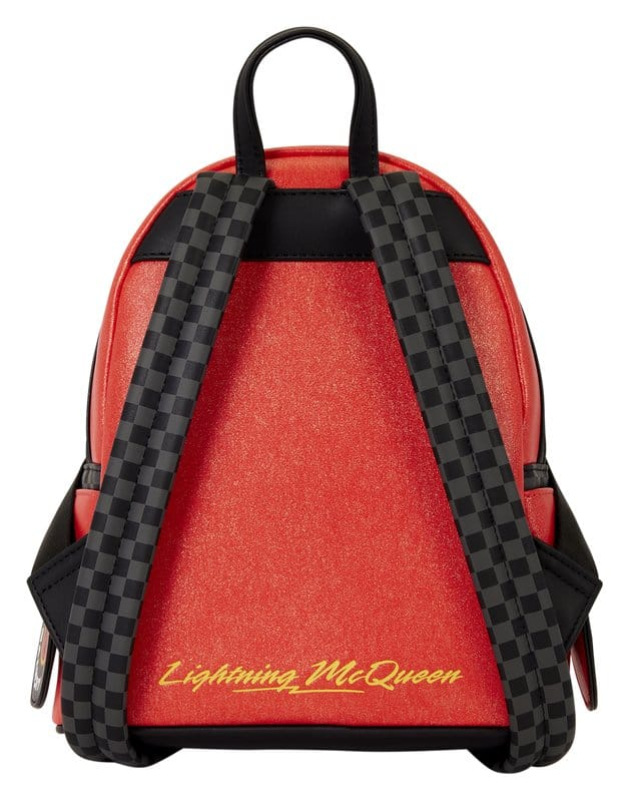 Cars by Loungefly Mini Backpack 20th Anniversary Lightning McQueen Metallic LightUp 2