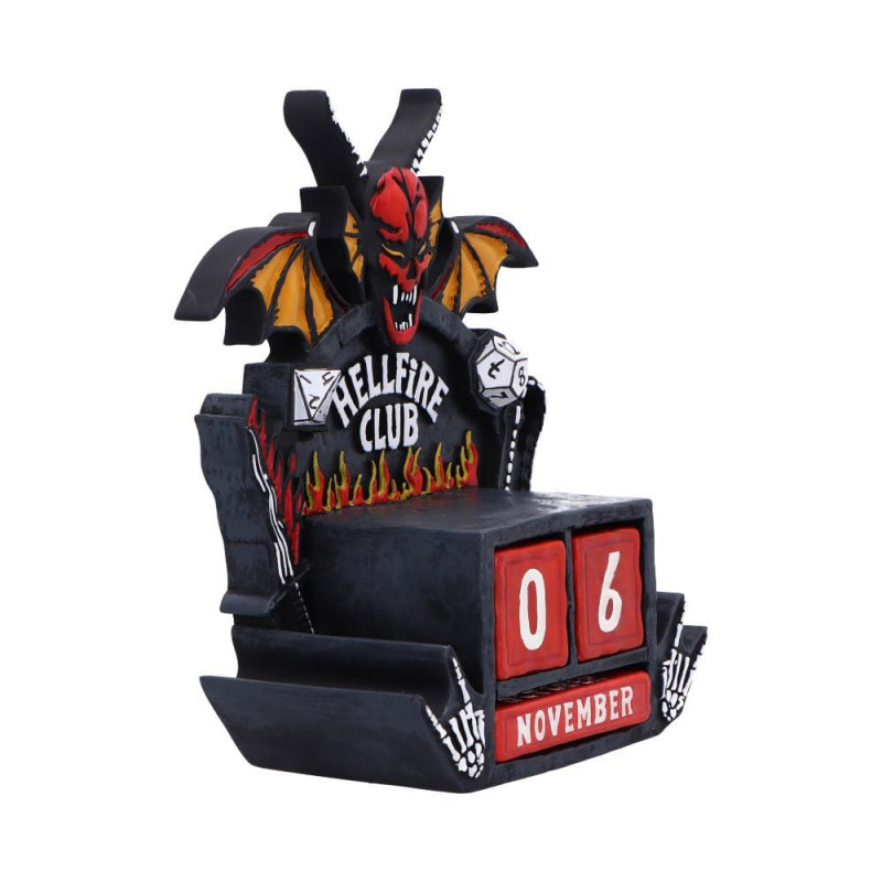 Stranger Things Perpetual Calendar Hellfire Club 15 cm 3