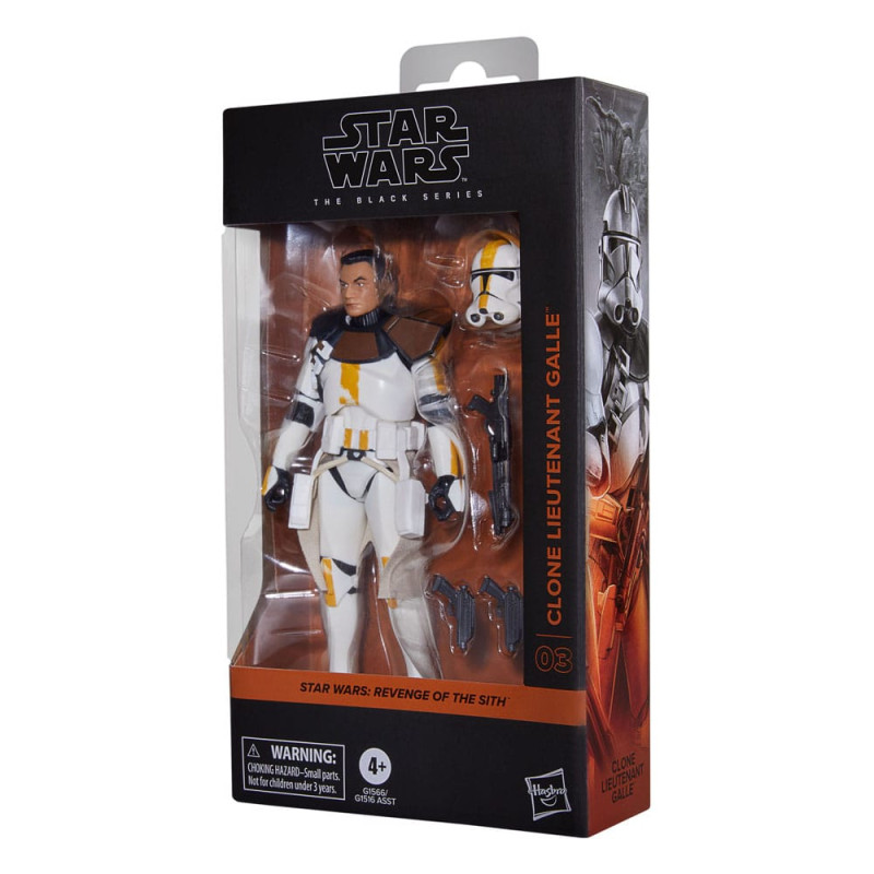 Star Wars Episode III Black Series Action Figure Clone Lieutenant Galle 15 cm 2