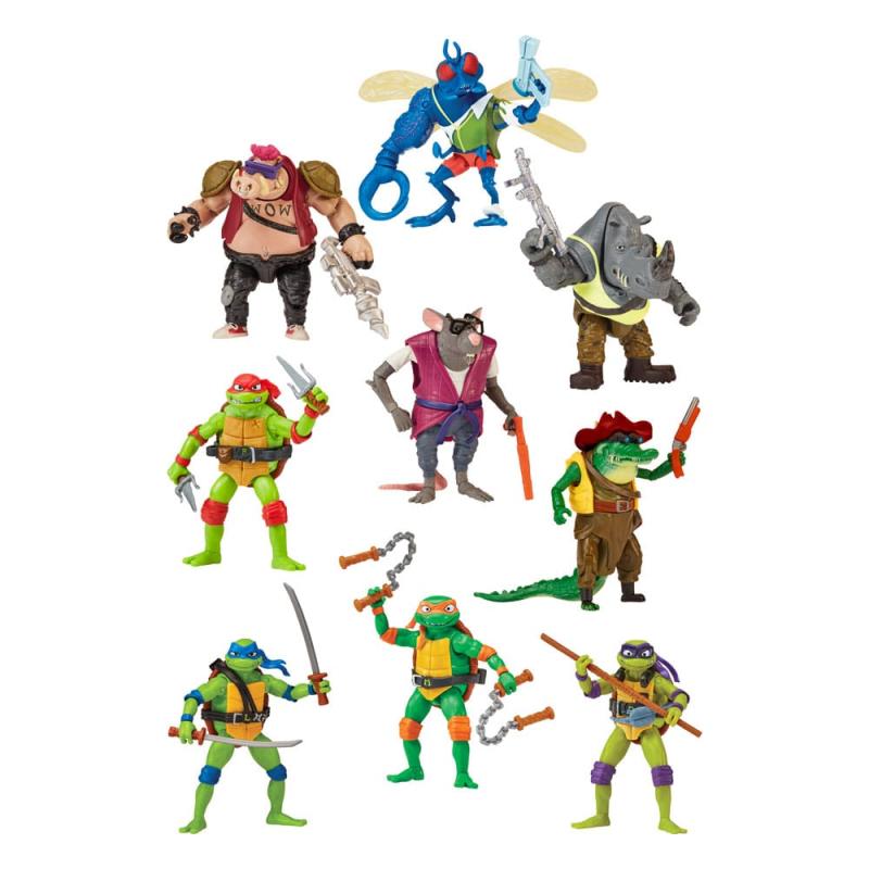 Teenage Mutant Ninja Turtles: Mutant Mayhem Action Figures 10 cm Basic Assortment (12)