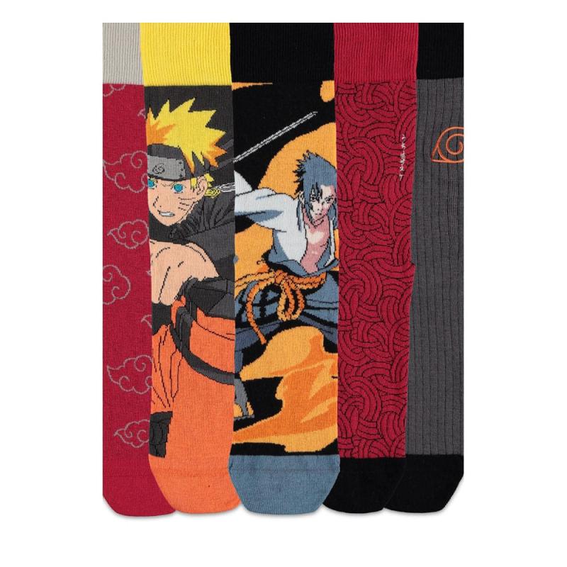 Naruto Shippuden Socks 5-Pack 43-46 1