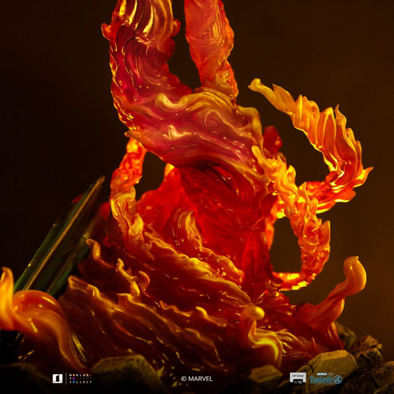 Fantastic Four Art Scale Statue 1/10 Human Torch 30 cm 7