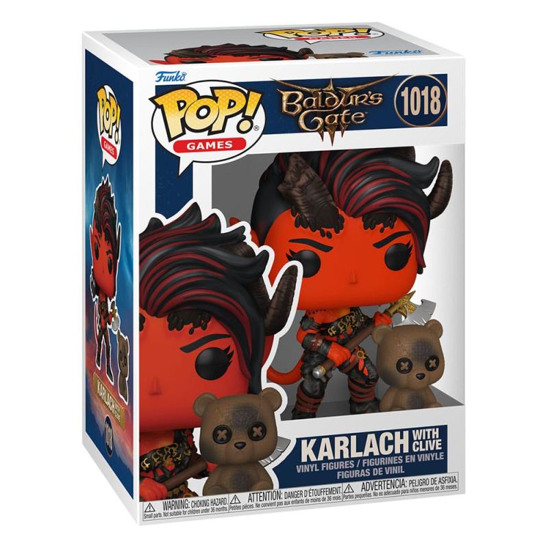 Baldur's Gate POP! & Buddy Vinyl Figure Karlach & Clive 9 cm 1