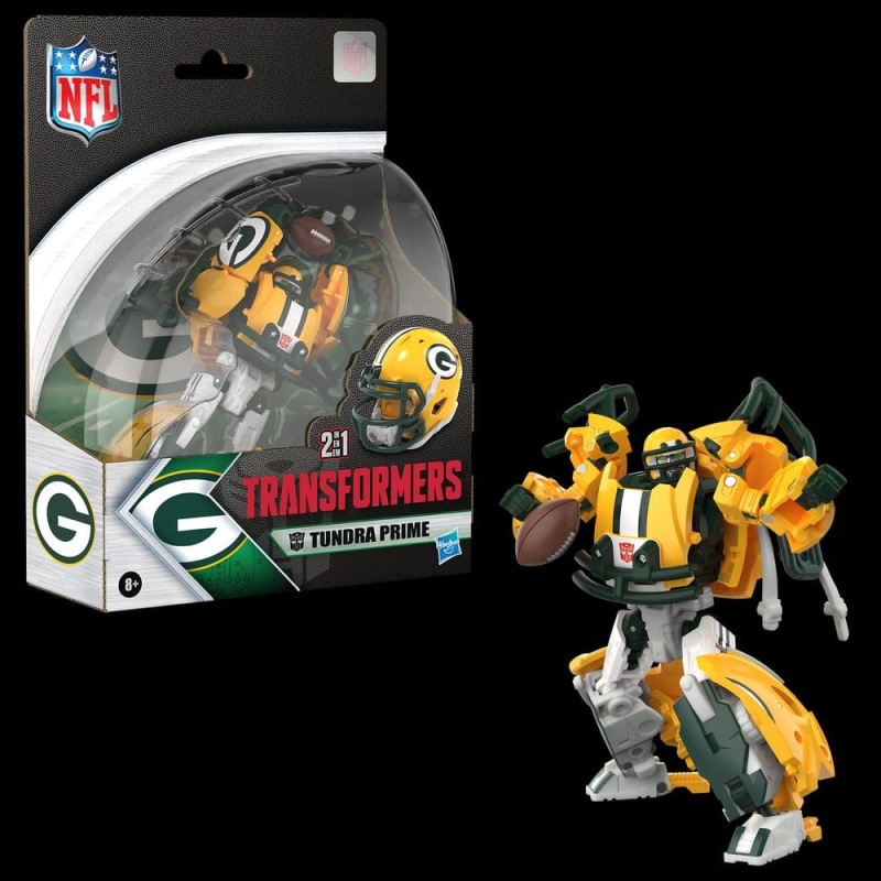 Transformers x NFL Action Figure Green Bay Packers: Tundra Prime 14 cm 11