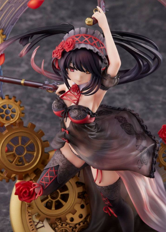 Date A Live IV PVC Statue 1/7 Kurumi Tokisaki Lingerie Swimwear Ver. 27 cm 13