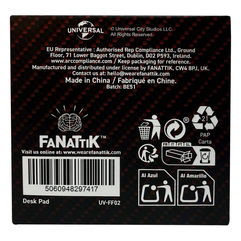 Fast & Furious Desk Pad & Coaster Set 2