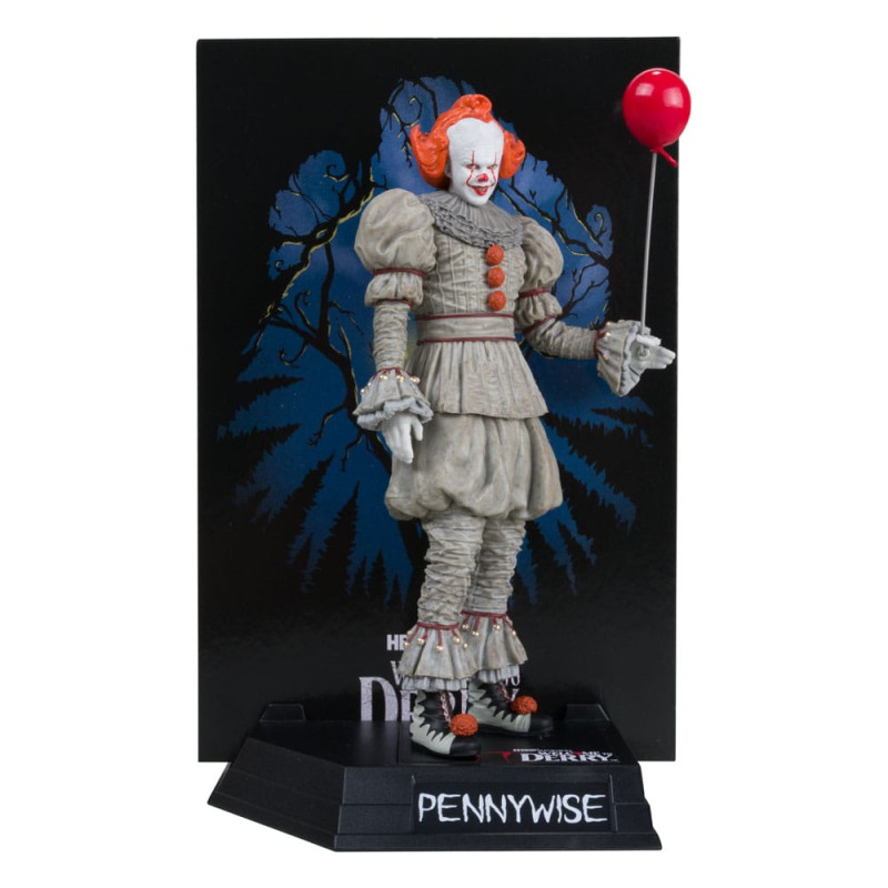It: Welcome to Derry Movie Maniacs PVC Statue Pennywise (Gold Label) 16 cm 2