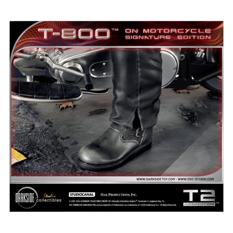Terminator 2 Statue T-800 On Motorcycle Limited Signature Edition Exclusive 70 cm 10