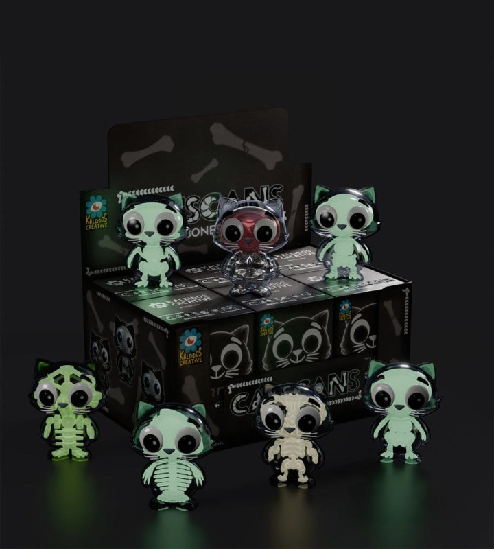 Catscans Mini Figures S2 Bare Bones 6 cm Blind Box Display (6) 10
