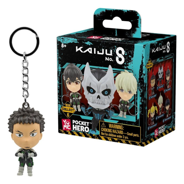 Kaiju No. 8 Pocket Hero Keychain Series 1 Blind Box Display (12) 8