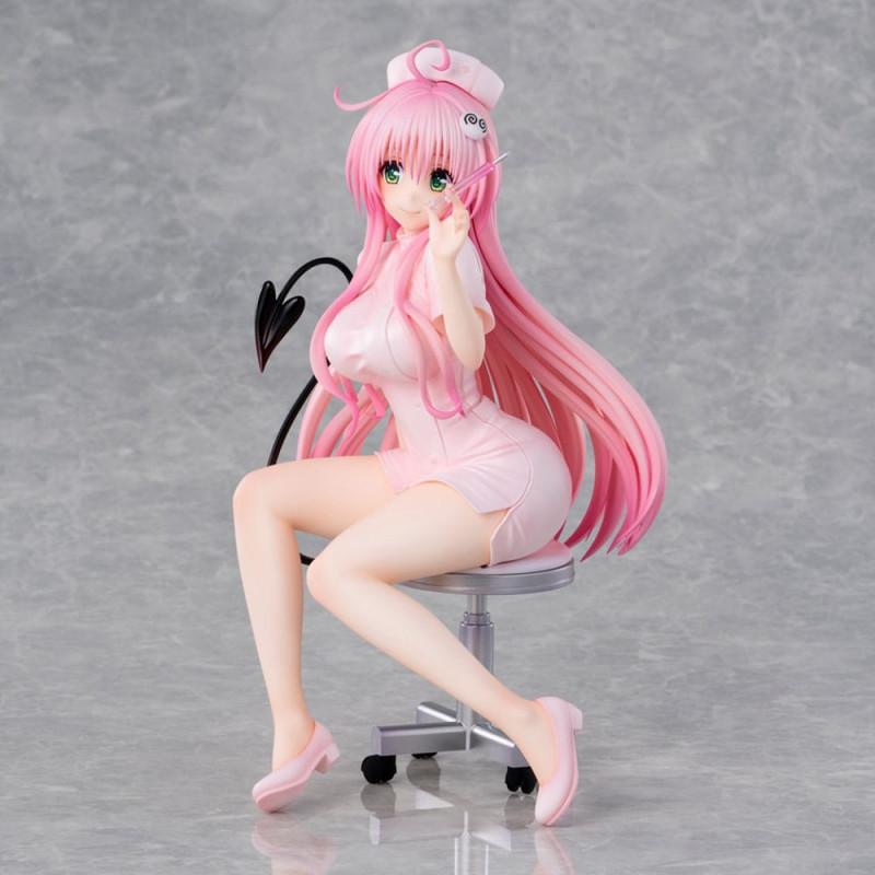 To Love-Ru Darkness Statue PVC Lara Satalin Deviluke Nurse Cos 26 cm 8