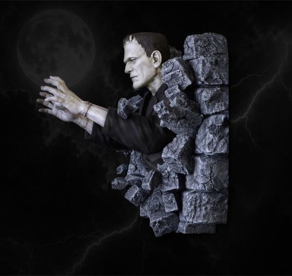 Frankenstein Wall Sculpture Classic Horror Edition Half Scale 48 cm 4