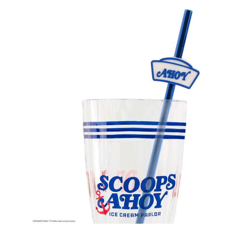 Stranger Things Milkshake Glass Set Scoops Ahoy 3
