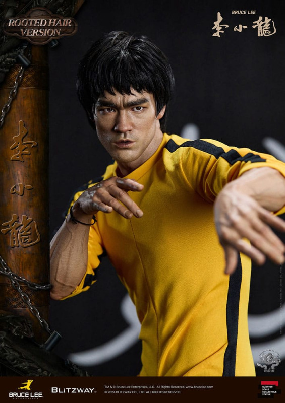 Bruce Lee Superb Scale Statue 1/4 50th Anniversary Tribute (Rooted Hair Version) 55 cm 1
