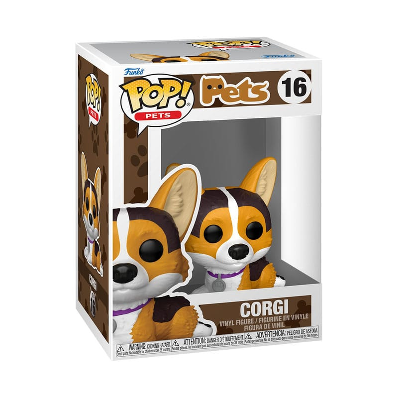 Funko-Legacy POP! Pets Vinyl Figure Corgi 9 cm 1