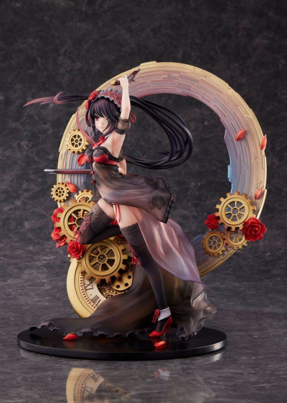Date A Live IV PVC Statue 1/7 Kurumi Tokisaki Lingerie Swimwear Ver. 27 cm 3