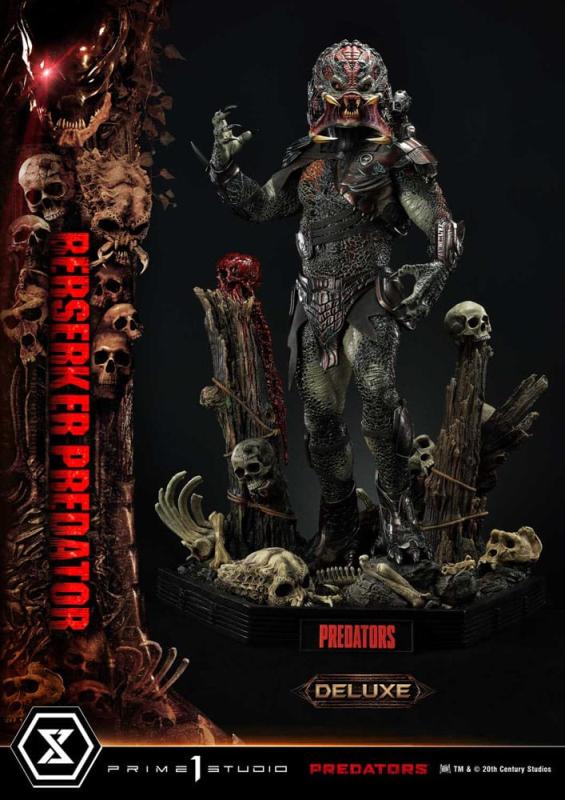 Predators Statue Berserker Predator Deluxe Bonus Version 100 cm