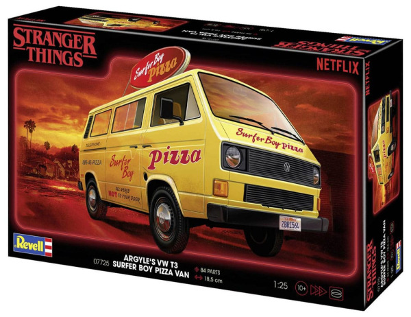 Stranger Things Model Kit 1/25 VW T3 Bus Surfer Boy 19 cm 1