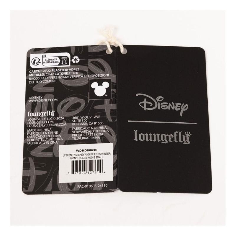 Disney by Loungefly hooded jacket Mickey and Friends Winter Wonderland