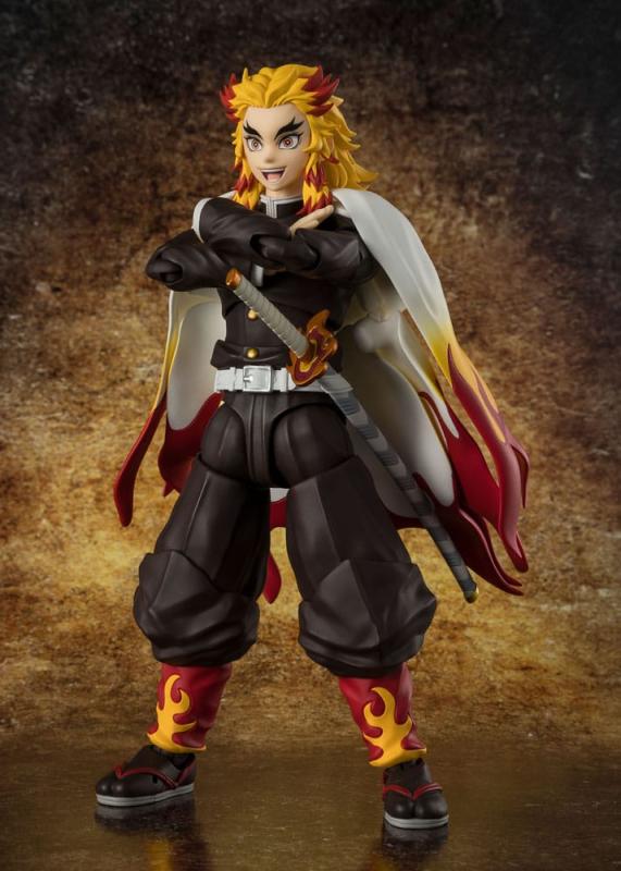 Demon Slayer: Kimetsu no Yaiba S.H.Figuarts Action Figure Kyojuro Rengoku 15 cm 4