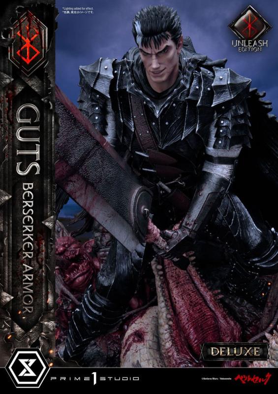 Berserk Statue 1/4 Guts Berserker Armor Unleash Edition Deluxe Version 91 cm