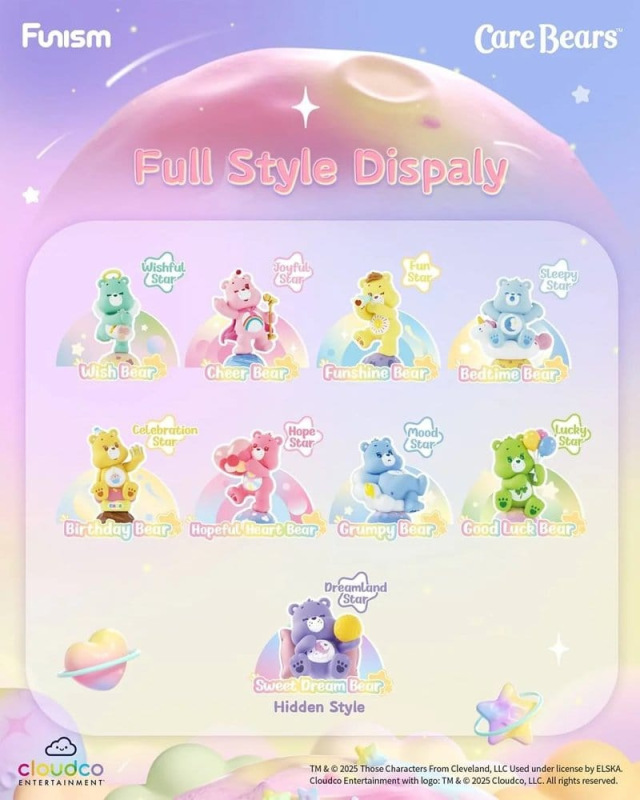 Care Bears Blind Box Mini Figures Planet of Joy Series 5 cm Display (6) 5