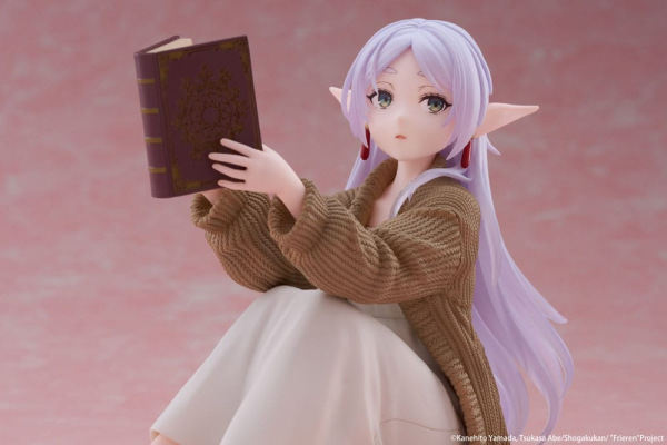 Frieren: Beyond Journey's End PVC Statue Desktop Cute Figure Frieren Roomwear Ver. 13 cm 8
