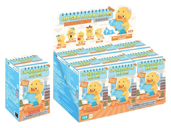 Upset Duck: Stop the Spiral Duck Blind Box figure 10 cm Display (6)