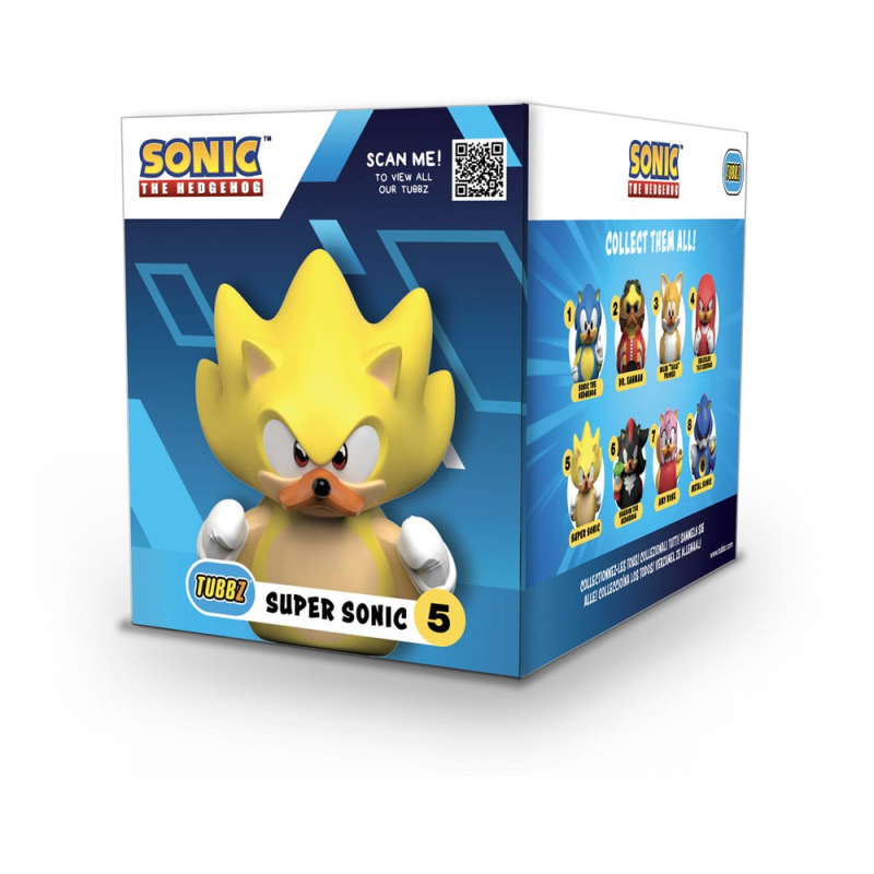 Sonic - The Hedgehog Tubbz PVC Figure Super Sonic Boxed Edition 10 cm 1