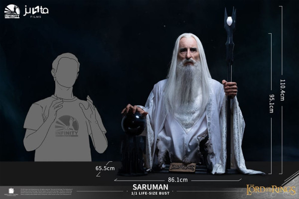 Lord of the Rings Life Size Bust 1/1 Saruman 110 cm 9