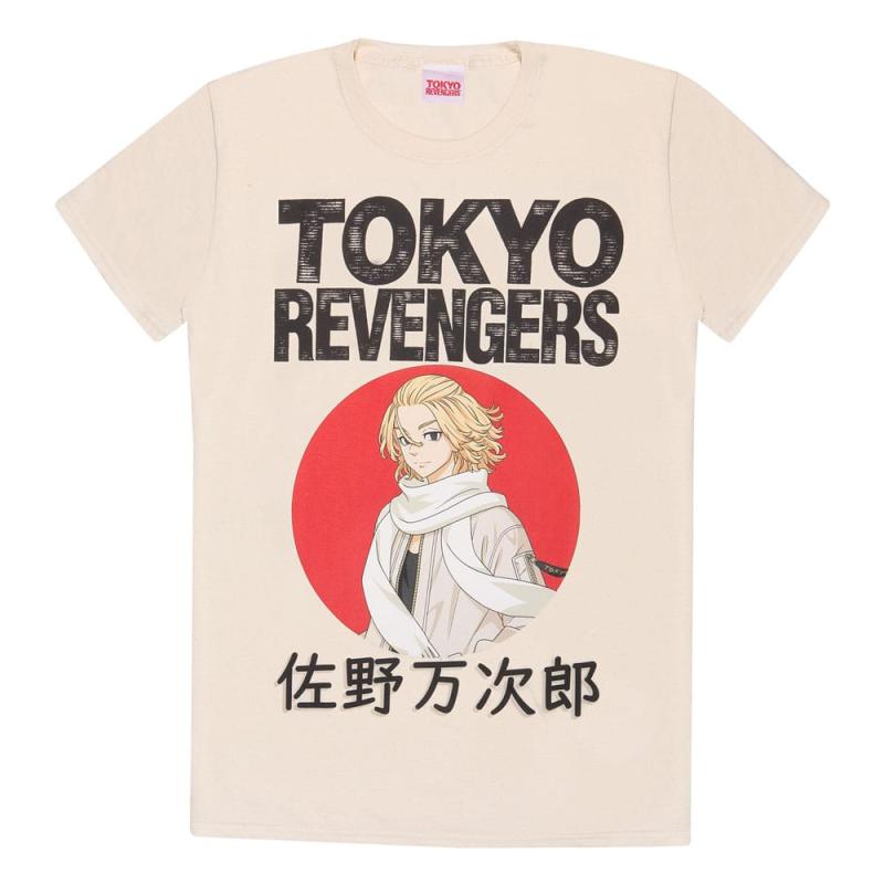 Tokyo Revengers T-Shirt Manjiro Sano Red Circle Size L