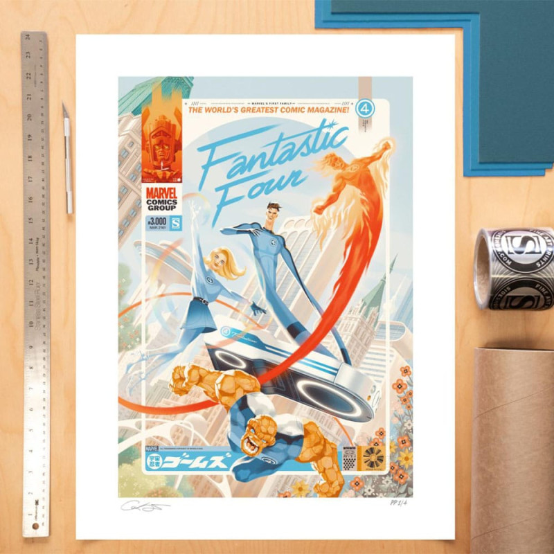 Marvel Fantastic Four #48 Art Print Marvel's First Family: The Fantastic Four! 61 x 41 cm - unframed 1