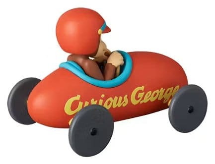 Curious George UDF Mini Figure w/Cart 6 cm 1