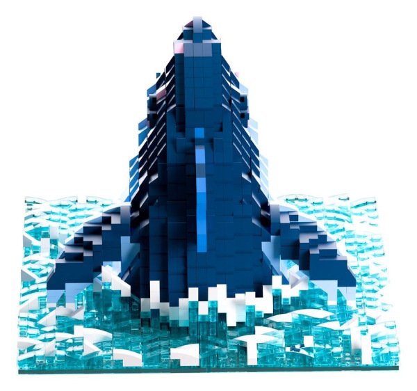 Sea of Thieves brickset Megalodon 11 cm 3