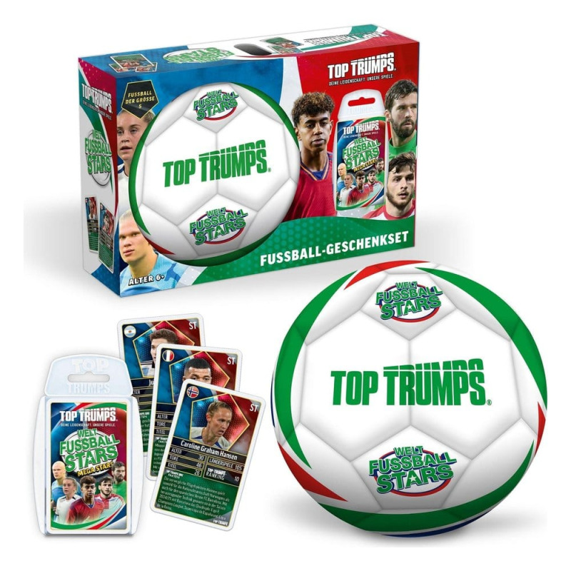 World Football Stars Top Trumps Gift Set with Football *German Version* 2