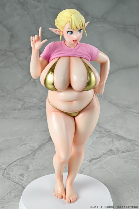 Plus-Sized Elf PVC Statue 1/7 Elfuda Gold Ver. 26 cm 8