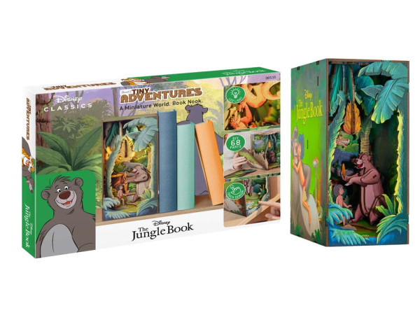 Disney Tiny Adventures Book Nook Mini Diorama The Jungle Book 23 cm 1
