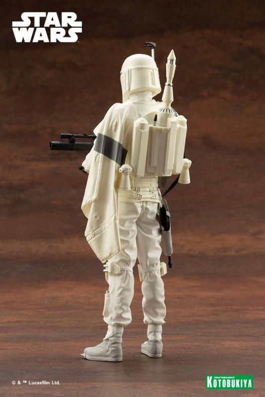 Star Wars ARTFX+ PVC Statue 1/10 Boba Fett White Armor Ver. 18 cm