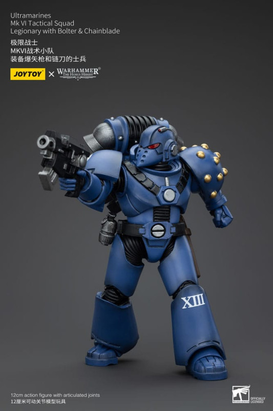 Warhammer The Horus Heresy Action Figure 1/18 Ultramarines MK VI Tactical Squad Legionary with Bolte 7