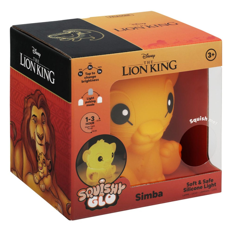 Disney Squishy Glo Silicon Light The Lion King Simba 15 cm 2