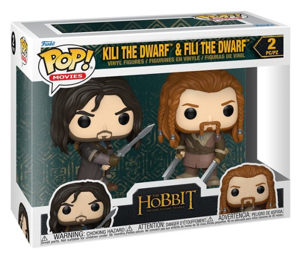 The Hobbit POP! Vinyl Figures 2-Pack Kili & Fili 10 cm 1