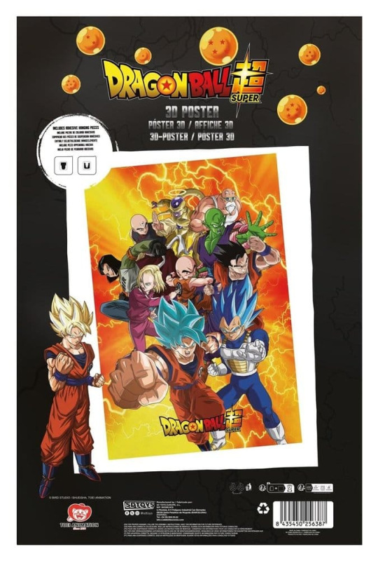 Dragon Ball Super 3D Poster Survival Heroes 38 x 58 cm 2