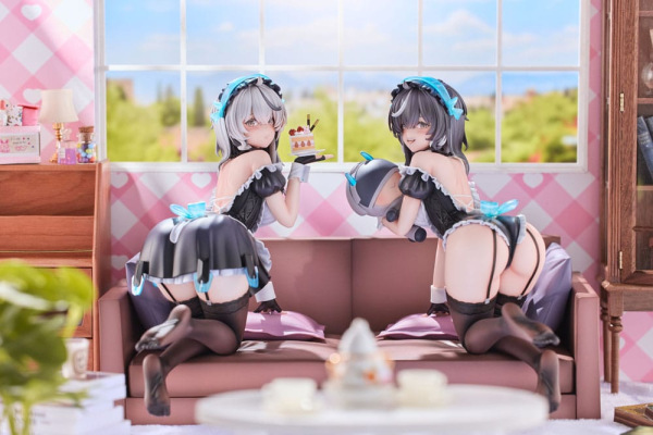 Snowbreak Containment Zone PVC Statues 2-Pack 1/6 Cherno & Meursault Apprentice Maid Ver. Deluxe Edi 12