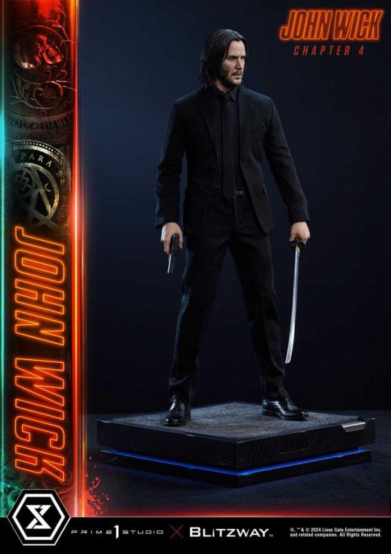 John Wick Chapter 4 Ultimate Premium Masterline Series Statue 1/4 John Wick Deluxe Bonus Version 54