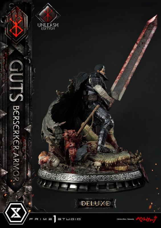 Berserk Statue 1/4 Guts Berserker Armor Unleash Edition Deluxe Version 91 cm