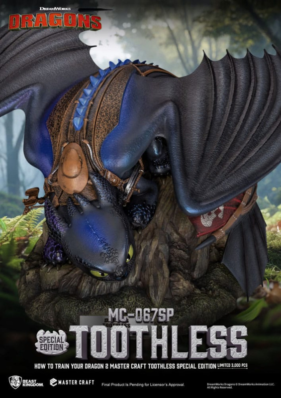 How To Train Your Dragon 2 Master Craft Statue Toothless 38 cm 7