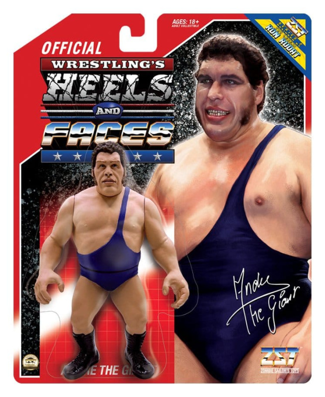 Zombie Sailor's Toys Action Figure Andre the Giant with blue strap 11 cm 1