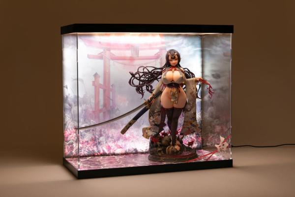 SHINSAI Acrylic Display Case with Lighting Inbina Rasethuhime Saki 39 cm