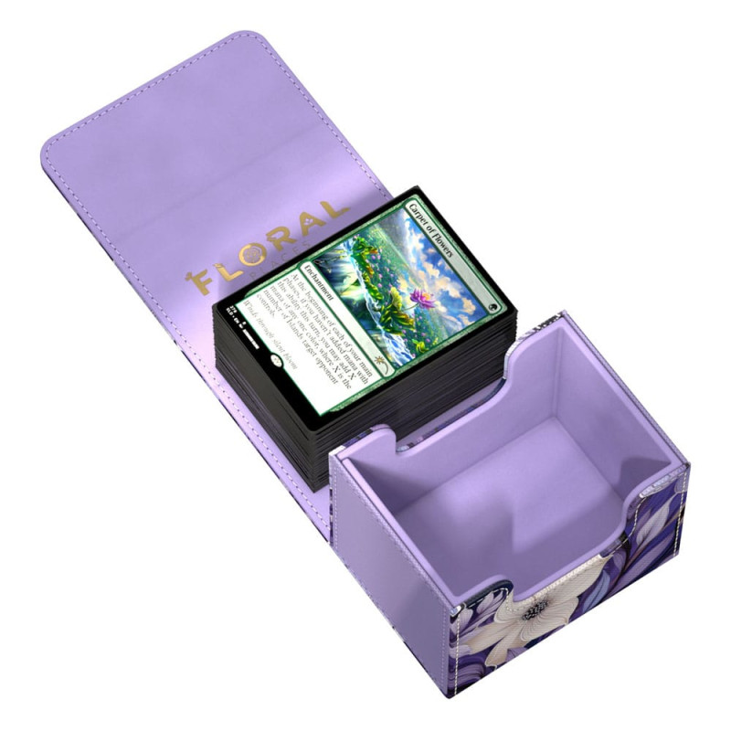 Ultimate Guard Sidewinder 100+ Xenoskin "Floral Places" - Moonlit Glen 8